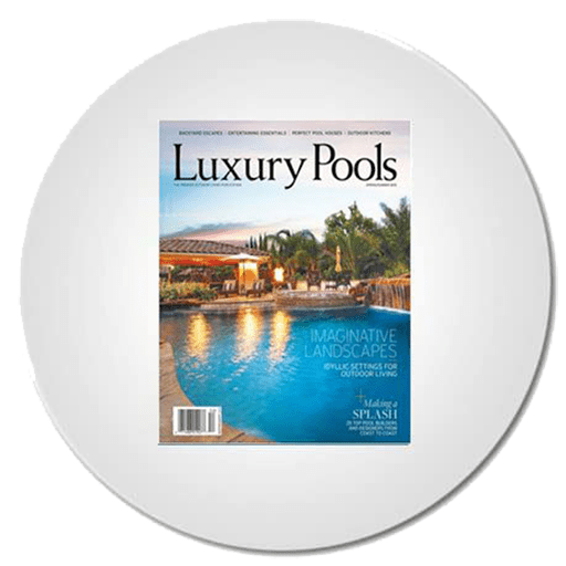 Downunda Pools featured in Luxury Pools magazine