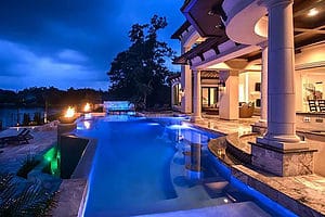 Swimming Pool Fire Features by Downunda Pools