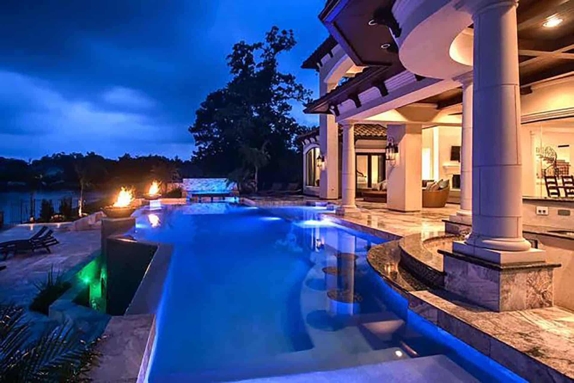 Swimming Pool Fire Features by Downunda Pools