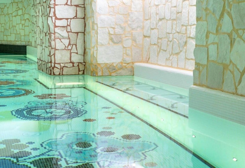 Bisazza Glass Mosaic Tile Pool