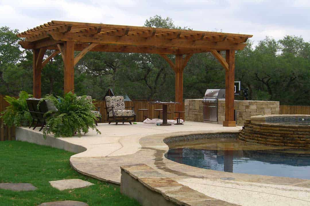 Customizable Timber Pergola