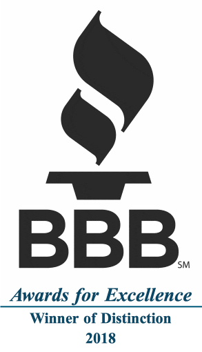 BBB Awards for Excellence - Winner of Distinction 2018